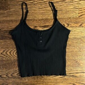American Eagle black tank xs